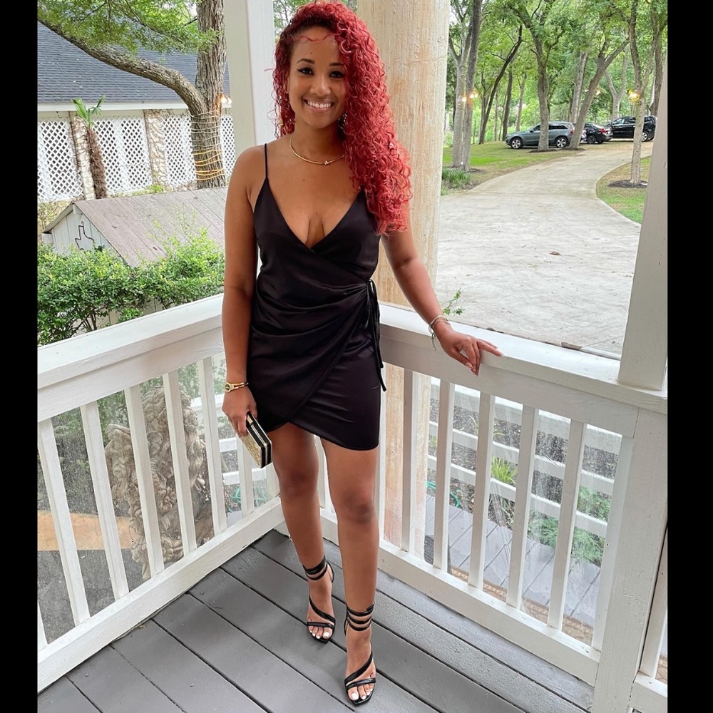 Wrap Mini Dress